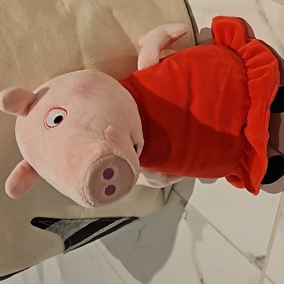 3 for $30- Peppa Pig Hug N' Oink Plush Stuffed Animal Toy, Large 12" - Picture 2 of 5